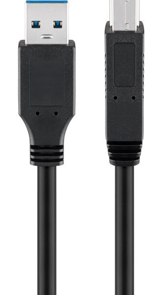 GOOBAY καλώδιο USB 3.0 σε USB Type B 95719, 1m, 5Gbps, μαύρο