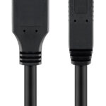 GOOBAY καλώδιο USB 3.0 σε USB Type B 95722, 0.5m, 5Gbps, μαύρο