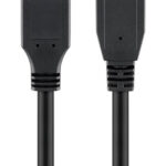 GOOBAY καλώδιο USB 3.0 σε micro Τype B 95734, 5 Gbit/s, 0.5m, μαύρο