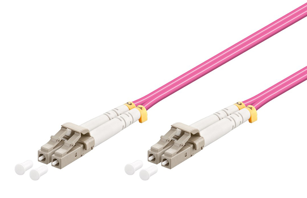 95935.jpg GOOBAY καλώδιο οπτικής ίνας LC-UPC 95935, Multimode OM4, 2m, βιολετί