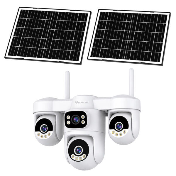 VSTARCAM smart ηλιακή κάμερα AG623FR, four-lens, 3MP, 4G, SD, PTZ, IP66
