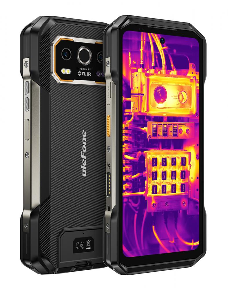 ULEFONE smartphone Armor 27T Pro Plus, 6.78", 12/256GB, 5G, 10600mAh, FLIR 3.5, IP68/IP69K, μαύρο