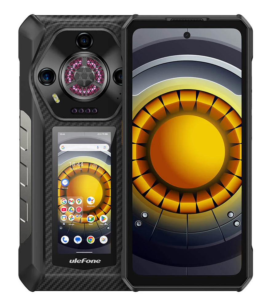 ARMOR30PRO-BK.jpg ULEFONE smartphone Armor 30 Pro, 6.95" & 3.4", 16/512GB, 5G, 12800mAh, IP68/IP69K, μαύρο