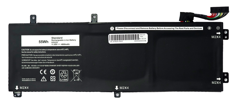 BAT-158.jpg POWERTECH συμβατή μπαταρία H5H20 για DELL Precision 5510/5520/5530