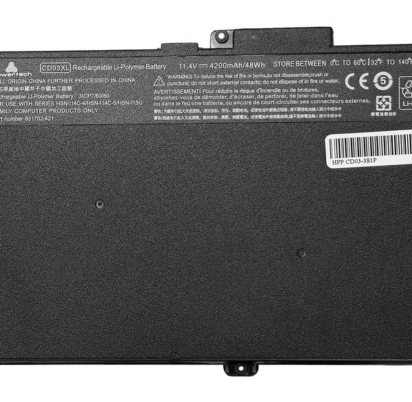 POWERTECH συμβατή μπαταρία CD03-3S1P για HP ProBook 640/645/650 G4