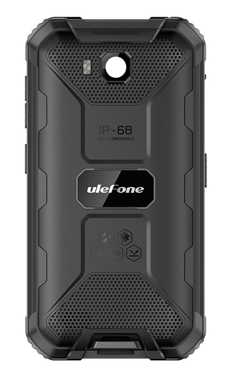 BCOVER-ARMX6.jpg ULEFONE back cover για smartphone Armor X6, μαύρο