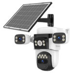 VSTARCAM smart ηλιακή κάμερα BG621SR, triple lens, 2MP, 4G, SD, PTZ, IP66