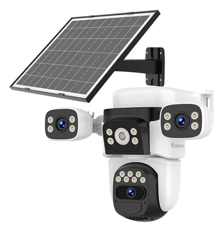 BG621SR.jpg VSTARCAM smart ηλιακή κάμερα BG621SR, triple lens, 2MP, 4G, SD, PTZ, IP66
