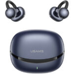 USAMS earphones με θήκη φόρτισης Echo R03, OWS, Φ11mm, 40/300mAh, μπλε