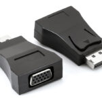 POWERTECH Αντάπτορας DisplayPort (M) σε VGA (F) CAB-DP035, μαύρο