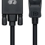 POWERTECH καλώδιο DisplayPort σε VGA CAB-DP056, 1080p, 1.8m, μαύρο