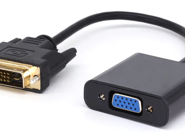 POWERTECH αντάπτορας DVI(M) 24+1 σε VGA(F), 1080p, Active, 0.20, μαύρος