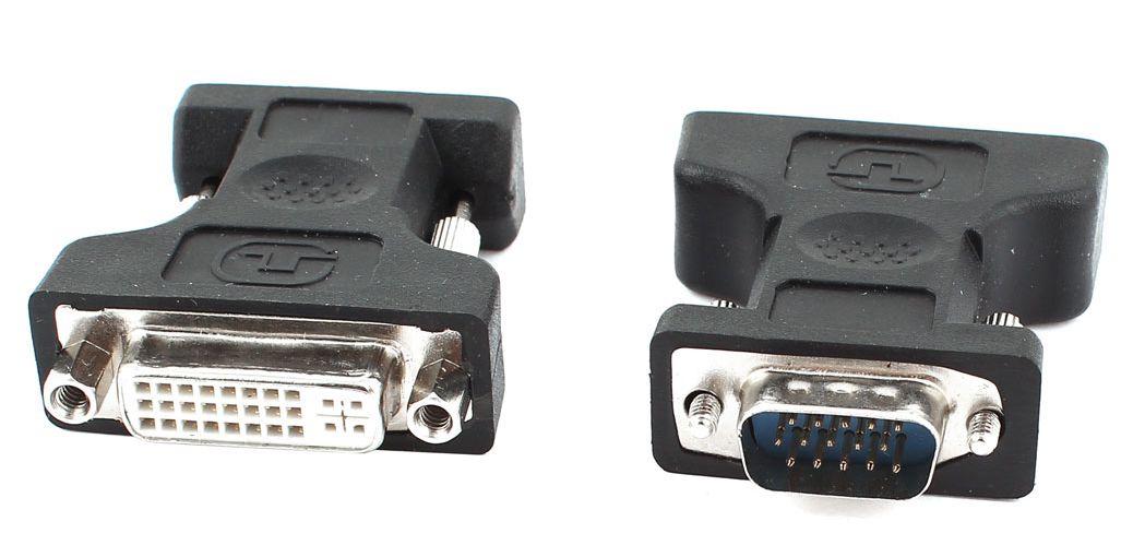 CAB-G016.jpg POWERTECH αντάπτορας VGA σε DVI 24+5 CAB-G016, συμβατό με 24+1, μαύρος