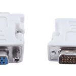 POWERTECH αντάπτορας VGA σε DVI-I 24+5 CAB-G019, λευκός