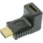 POWERTECH αντάπτορας HDMI CAB-H035, γωνιακός 90°, μαύρος