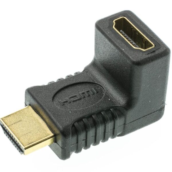 POWERTECH αντάπτορας HDMI CAB-H035, γωνιακός 90°, μαύρος