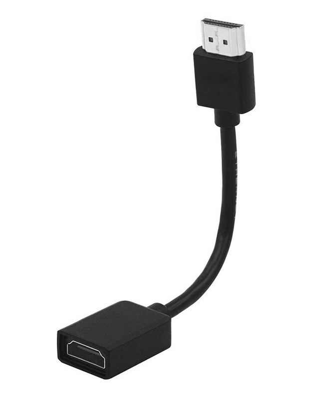 CAB-H167.jpg POWERTECH αντάπτορας HDMI CAB-H167, 4K/60Hz, 0.10m, μαύρος