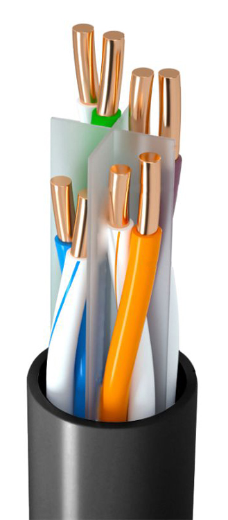 CAB-N293.jpg POWERTECH καλώδιο δικτύου CAB-N293, Cat 6 U/UTP, CCA, 24AWG, 100m, μαύρο
