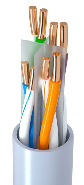 CAB-N295.jpg POWERTECH καλώδιο δικτύου CAB-N295, Cat 6 U/UTP, copper, 100m, γκρι