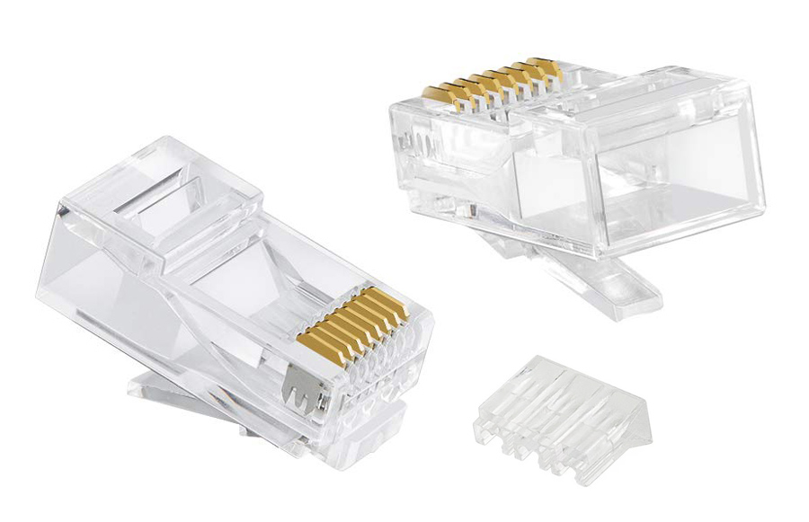 CAB-N352-3.jpg POWERTECH βύσμα RJ45 CAB-N352, Cat 6/6a UTP, modular, διάφανο, 50τμχ