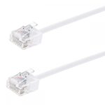 POWERTECH καλώδιο δικτύου CAB-N476, Cat 6A U/UTP, ultra slim, copper, 500MHz, 10m, λευκό