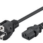 POWERTECH καλώδιο τροφοδοσίας CAB-P006, 3x 1mm², cooper, 1.5m, μαύρο