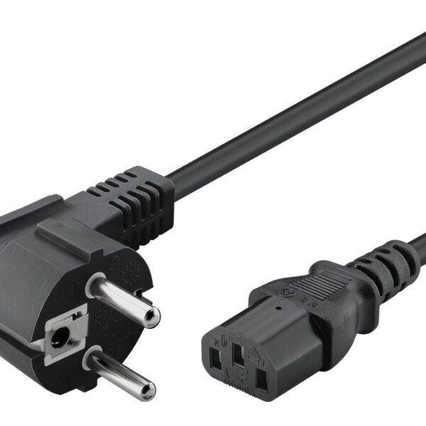 POWERTECH Καλώδιο τροφοδοσίας CAB-P020, 3x 0.75mm², CCS, 1.5m, μαύρο