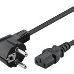 POWERTECH καλώδιο τροφοδοσίας CAB-P028, 3x 0.50mm, 1.5m, μαύρο, 10τμχ