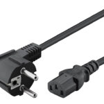 POWERTECH καλώδιο τροφοδοσίας CAB-P032, 3x 1mm², copper, 5m, μαύρο