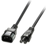 POWERTECH καλώδιο τροφοδοσίας CAB-P034, 0.75mm², copper, 1m, μαύρο