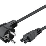 POWERTECH καλώδιο τροφοδοσίας CAB-P035, copper, 3x 0.5mm, 1.5m, μαύρο