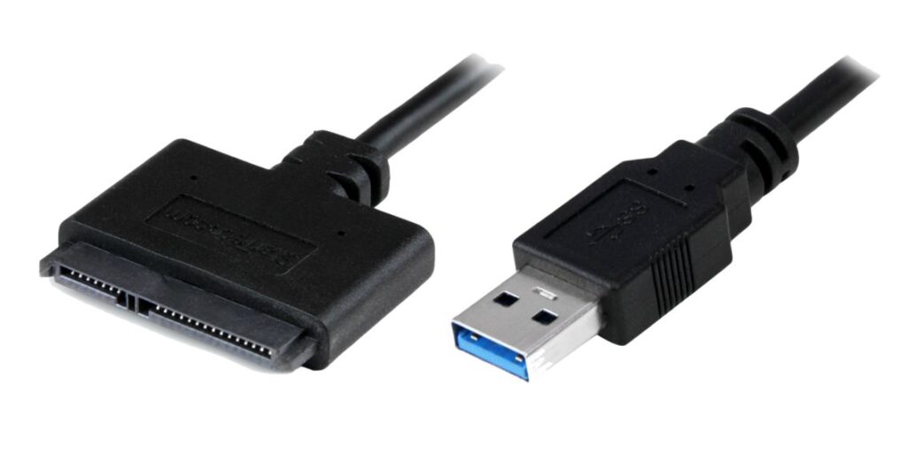 POWERTECH καλώδιο σύνδεσης HDD/SSD CAB-U032, USB 3.0 σε SATA 20cm, μαύρο