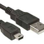 POWERTECH καλώδιο USB σε USB Mini CAB-U042, copper, 3m, μαύρο