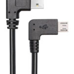 POWERTECH καλώδιο USB σε USB Micro CAB-U133, 90°, Easy USB, 1m, μαύρο