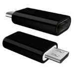 POWERTECH αντάπτορας Micro USB σε USB-C θηλυκό CAB-UC020, OTG, μαύρος