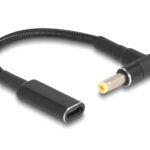 POWERTECH αντάπτορας τροφοδοσίας laptop CAB-UC073, USB-C σε HP 4.8x1.7mm, μαύρος