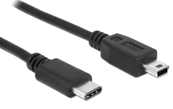 POWERTECH καλώδιο USB-C σε USB Mini CAB-UC079, 1.5m, μαύρο
