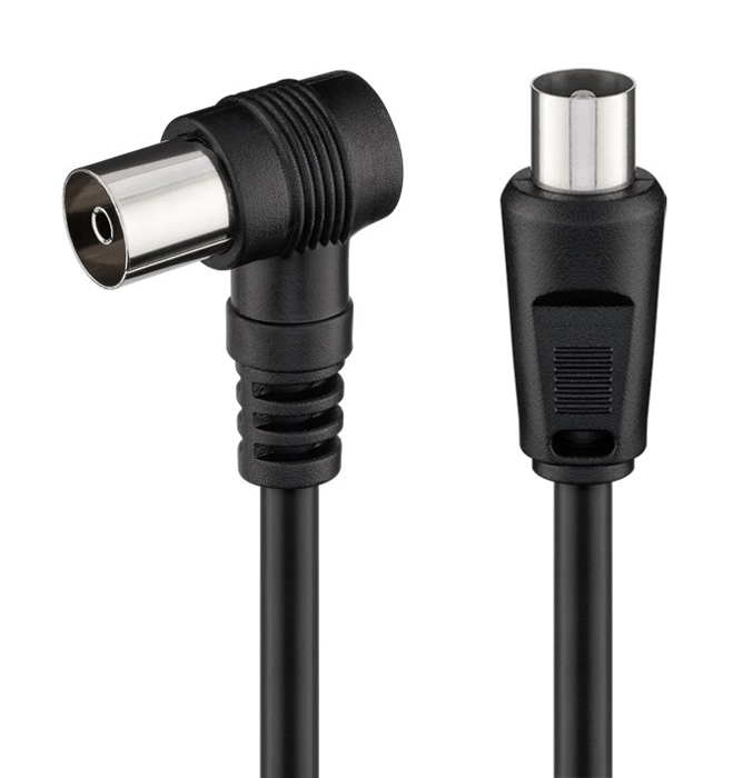 CAB-V041.jpg POWERTECH καλώδιο κεραίας RF αρσενικό - RF θηλυκό CAB-V041, γωνιακό, μαύρο, 1.5m
