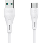 CELEBRAT καλώδιο USB-C σε USB CB-18T, 3A, 480Mbps, 1m, λευκό