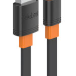 CELEBRAT καλώδιο USB-C σε USB CB-33C, flat, 3A, 1m, μαύρο