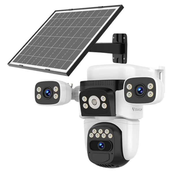 VSTARCAM smart ηλιακή κάμερα CB621SR, triple lens, 2MP, WiFi, SD, PTZ, IP66