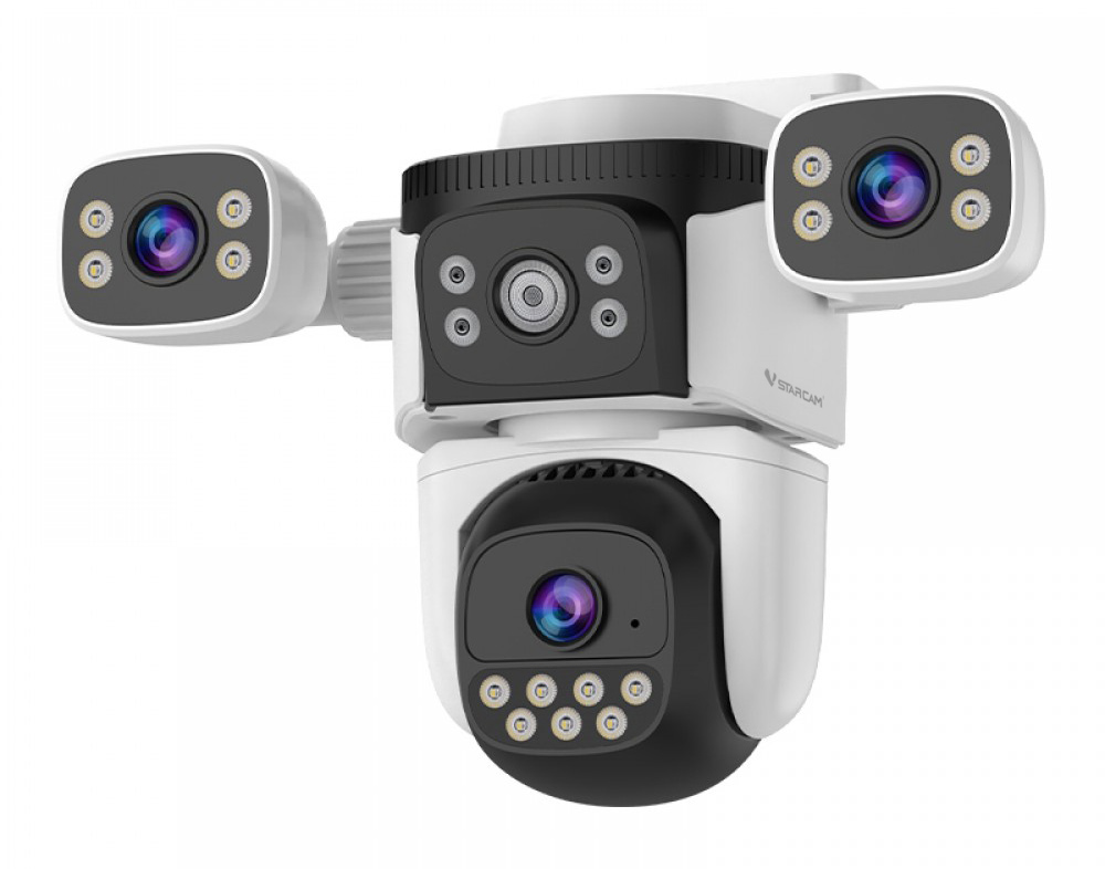 CS621SR.jpg VSTARCAM smart κάμερα CS621SR, triple lens, 2MP, WiFi, SD, PTZ, IP66
