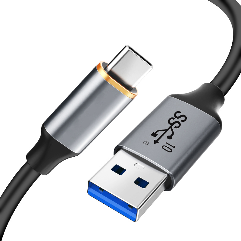 CT-AMCMG2-AG1.jpg CABLETIME καλώδιο USB-C σε USB CT-AMCMG2, 60W, 10Gbps, 1m, μαύρο