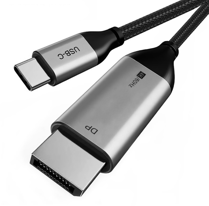 CT-CMDP2-S1-2S.jpg CABLETIME καλώδιο USB-C σε DisplayPort CT-CMDP2, 4K/30Hz, 1.2m, μαύρο
