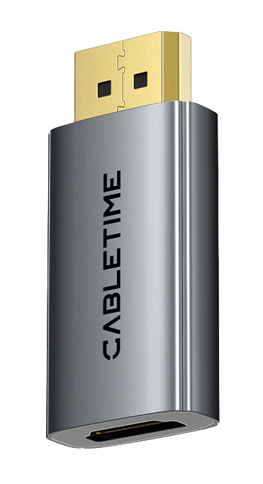 CT-DMHF4K-AG3.jpg CABLETIME αντάπτορας DisplayPort σε HDMI CT-DMHF4K-AG3, 4K/30Hz, γκρι