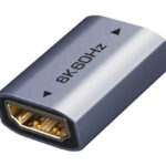 CABLETIME αντάπτορας HDMI CT-HEF8K-AG, 8K/60Hz, 4K/120Hz, 48 Gbps, γκρι