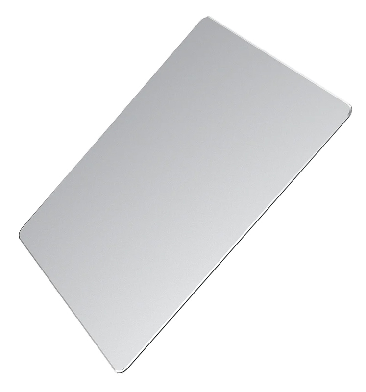 CT-MP24-AS.jpg CABLETIME μεταλλικό mouse pad CT-MP24-AS, 246x202x2mm, ασημί & μαύρο