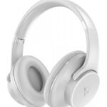 DOQAUS headphones DESIGN 1, ασύρματα & ενσύρματα, Φ40mm, 600mAh, γκρι