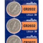 MURATA Μπαταρία λιθίου CR2032, 3V, 5τμχ