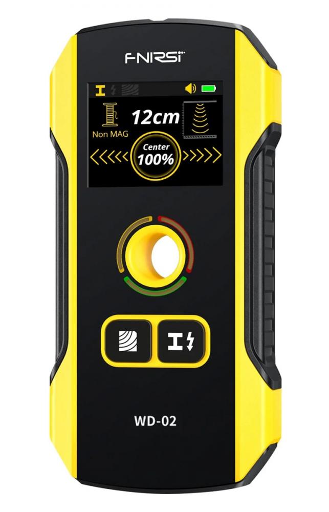FNR-WD-02.jpg FNIRSI ψηφιακός αναλυτής τοίχου WD-02, ανίχνευση μετάλλου/ξύλου/καλωδίων, επαναφορτιζόμενος